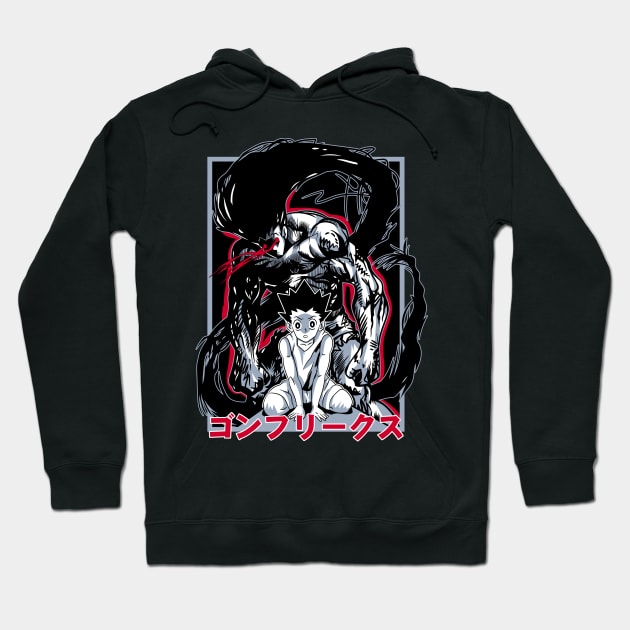 Gon Rage Transformation Hoodie by Planet of Tees